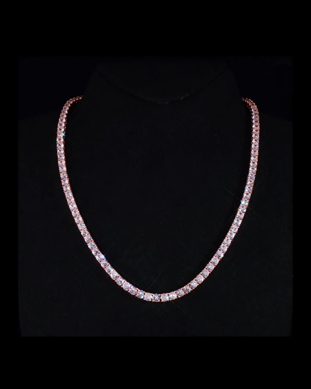 Rose Gold Tennis Chain