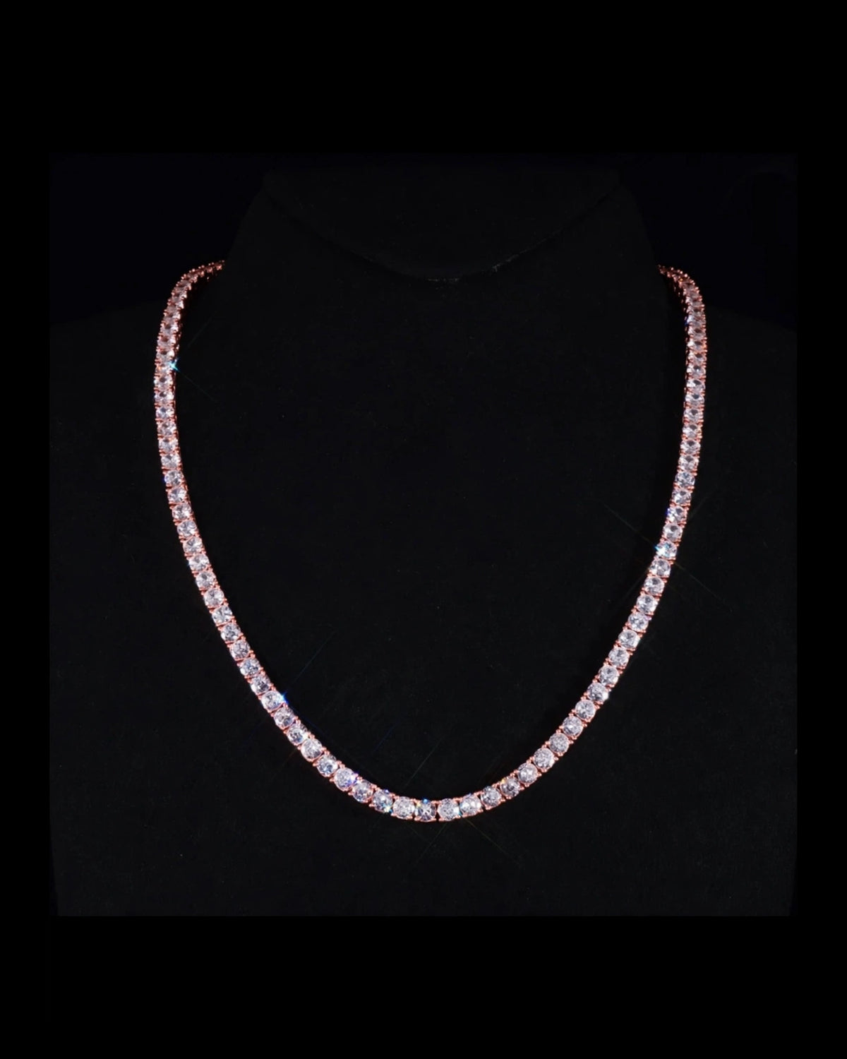 Rose Gold Tennis Chain